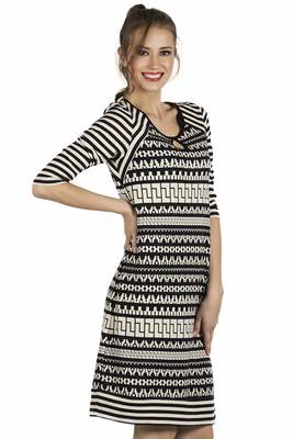Black woven polyester maxi-dresses 2