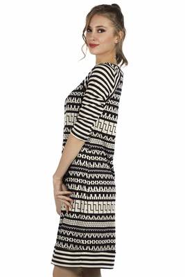 Black woven polyester maxi-dresses 3