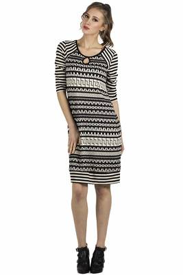 Black woven polyester maxi-dresses 4