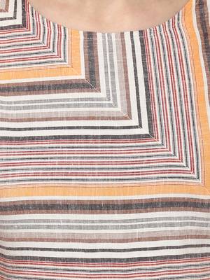 Brown woven cotton maxi-dresses 5