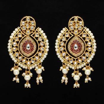 Maroon danglers-drops 1