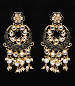 Black danglers-drops