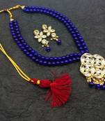 Blue necklace-sets