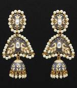 Grey jhumkas