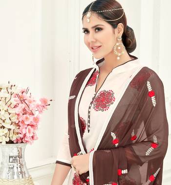 Off-white printed chanderi salwar 2