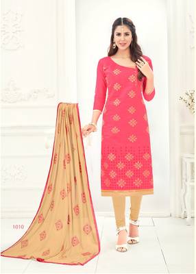 Pink printed chanderi salwar 2