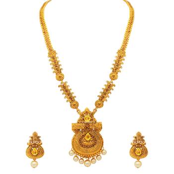 Gold crystal necklace-sets 2