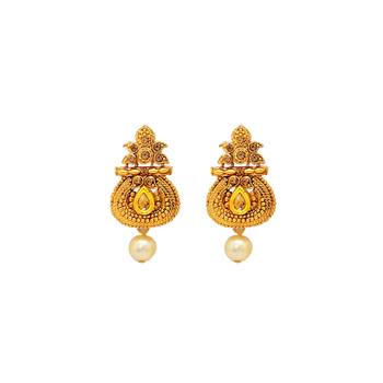 Gold crystal necklace-sets 4
