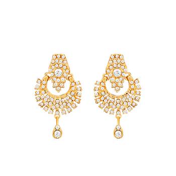 Gold crystal necklace-sets 4