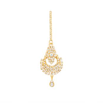 Gold crystal necklace-sets 5