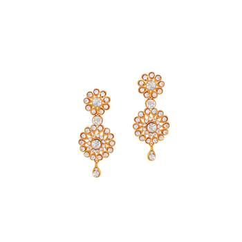 Gold crystal necklace-sets 4