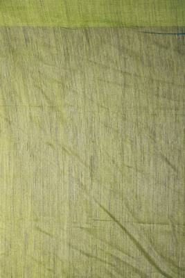 Light green woven silk blend saree with blouse 4