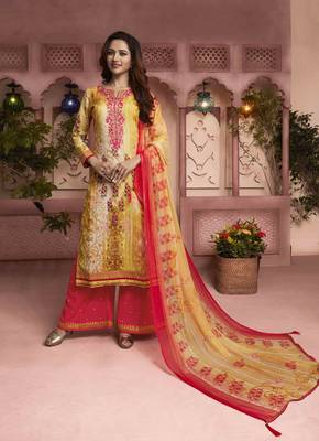 Multicolor printed cotton salwar 1
