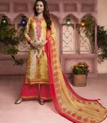 Multicolor printed cotton salwar