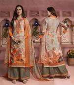 Multicolor printed cotton salwar