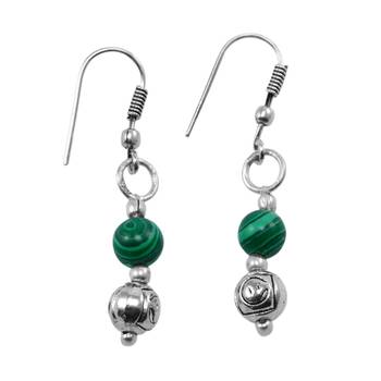Green Malachite Earrings 1