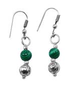 Green Malachite Earrings