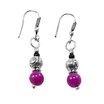 Multicolor Jade Earrings 1
