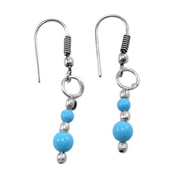 Blue Turquoise Earrings 1