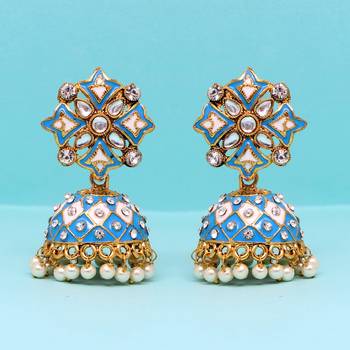 Blue jhumkas 2