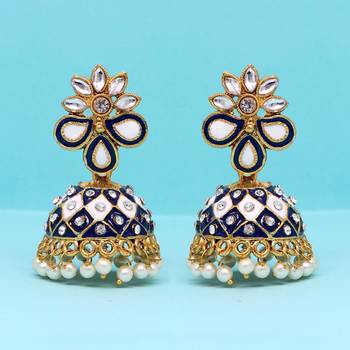 Blue jhumkas 2