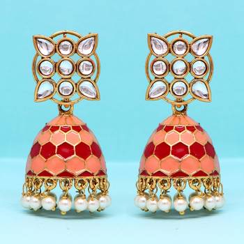 Pink jhumkas 2