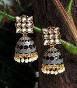 Grey jhumkas