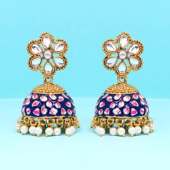 Blue jhumkas 2