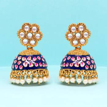 Blue jhumkas 2