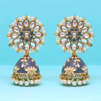 Grey jhumkas 2
