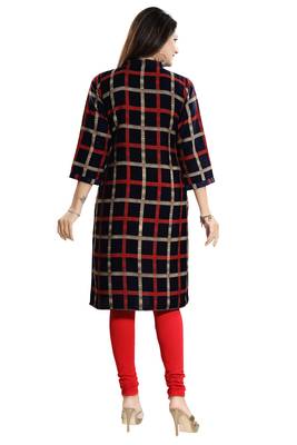Black printed crepe kurtas-and-kurtis 2