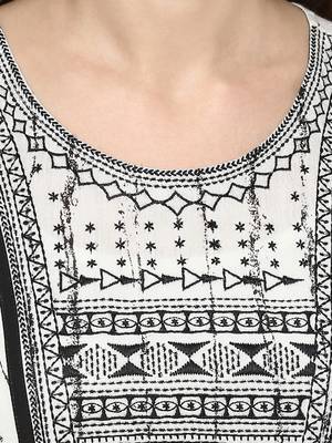Cream woven viscose dresses 5