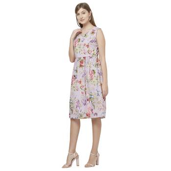Multicolor woven polyester dresses 2