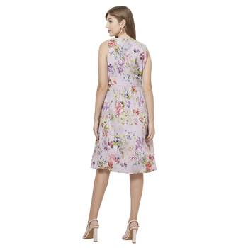 Multicolor woven polyester dresses 4