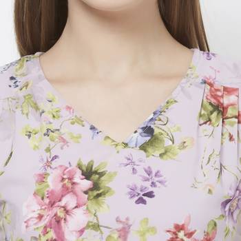 Multicolor woven polyester dresses 5