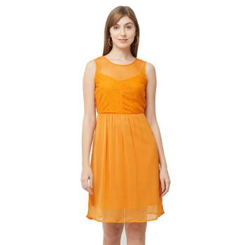 Multicolor woven polyester dresses 1