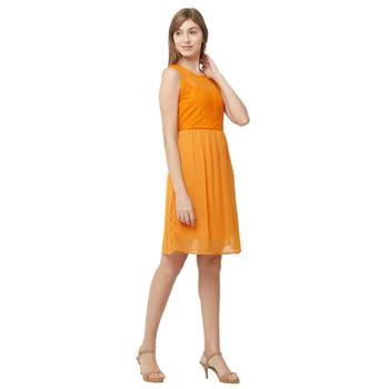 Multicolor woven polyester dresses 2