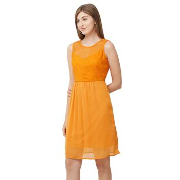 Multicolor woven polyester dresses 3