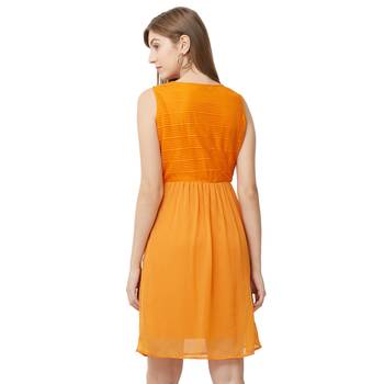 Multicolor woven polyester dresses 4
