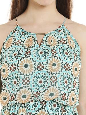 Multicolor woven polyester maxi-dresses 5