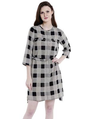 Multicolor woven polyester dresses 1