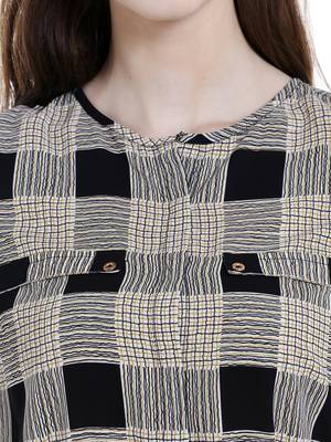 Multicolor woven polyester dresses 5