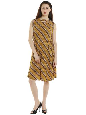 Multicolor woven polyester dresses 1