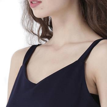 Blue woven viscose dresses 4
