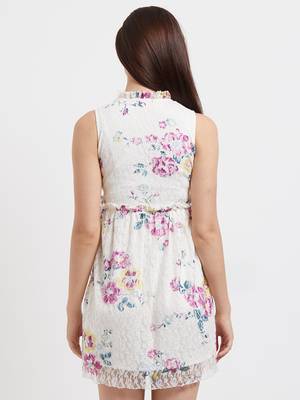 Multicolor woven polyester dresses 2