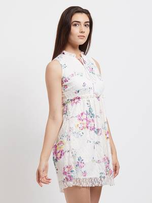 Multicolor woven polyester dresses 3