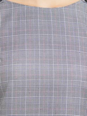 Grey woven polyester dresses 5