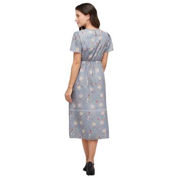 Grey woven viscose dresses 3