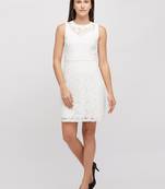 Multicolor woven polyester dresses