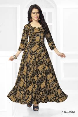 Chiku printed rayon long-kurtis 1